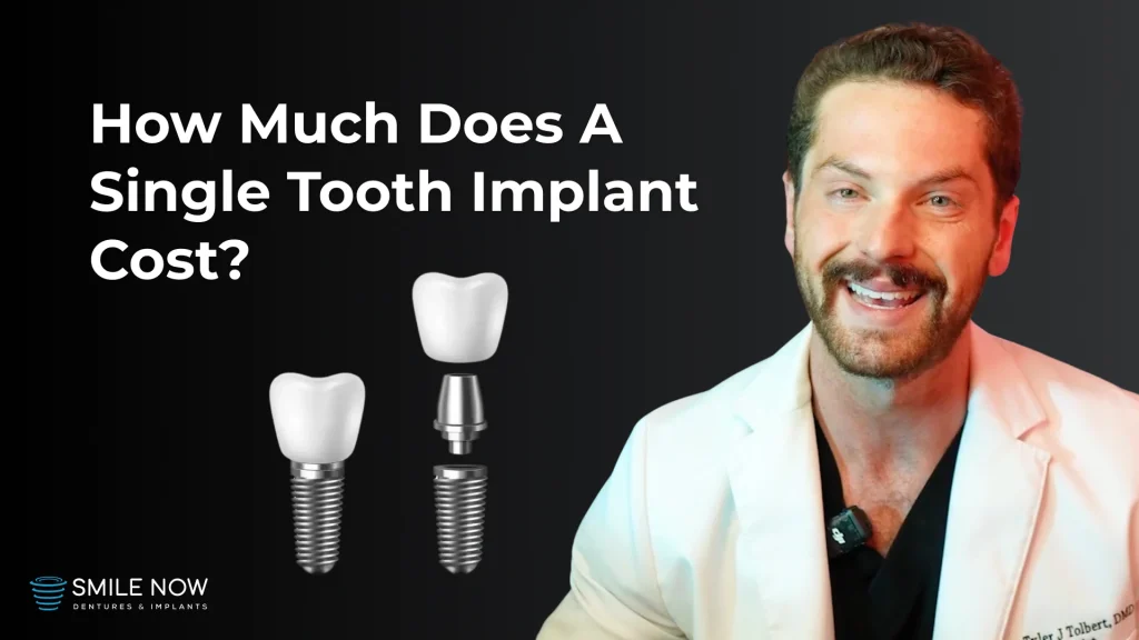Video thumbnail about the single tooth implant cost without insurance